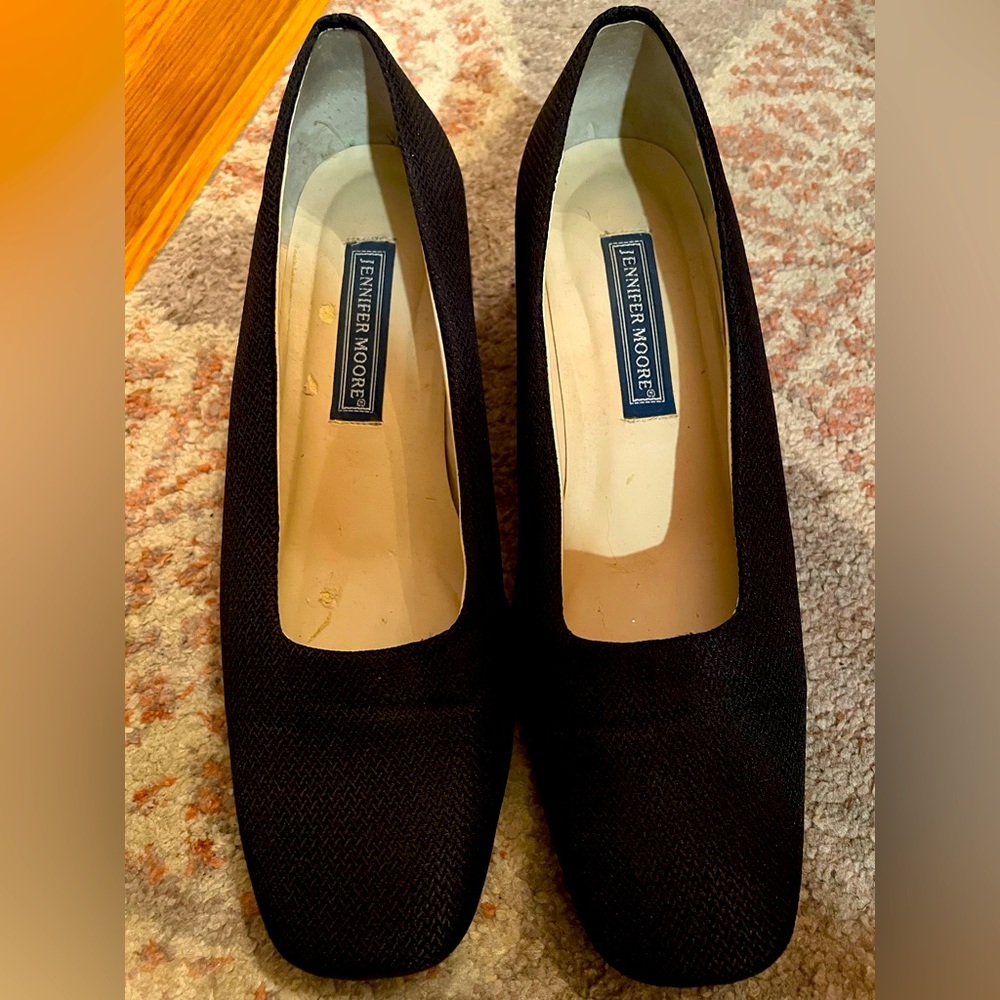 Women’s Black Square Heels 8.5